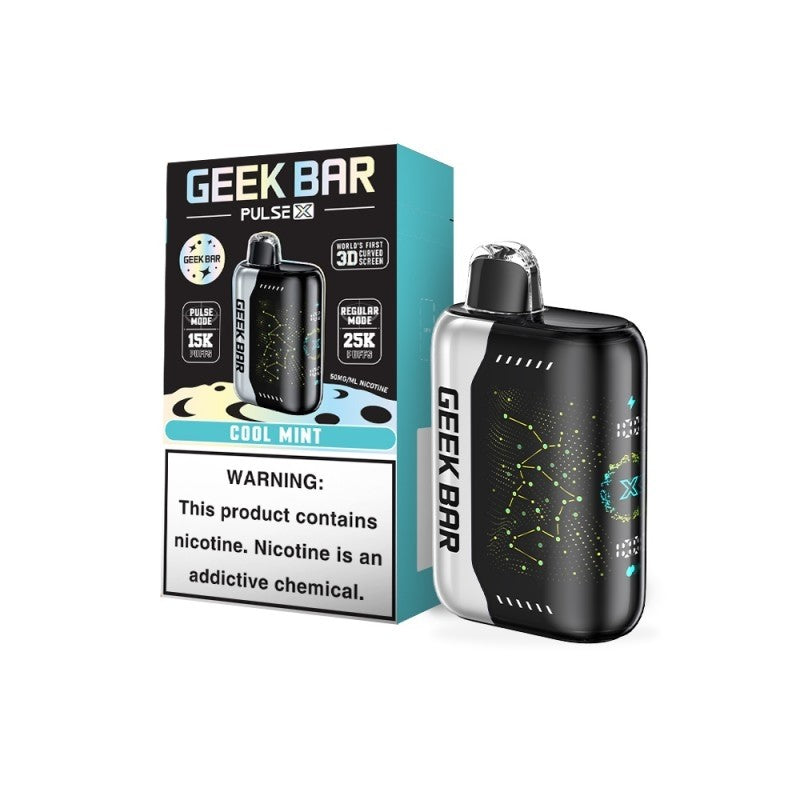 Geek Bar Pulse X 25K  Rechargeable LED Display Device
