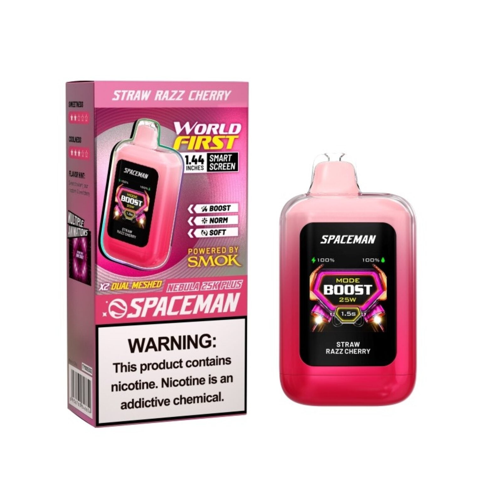 Spaceman Nebula 25K Plus Sleek Rechargeable LED Display Device