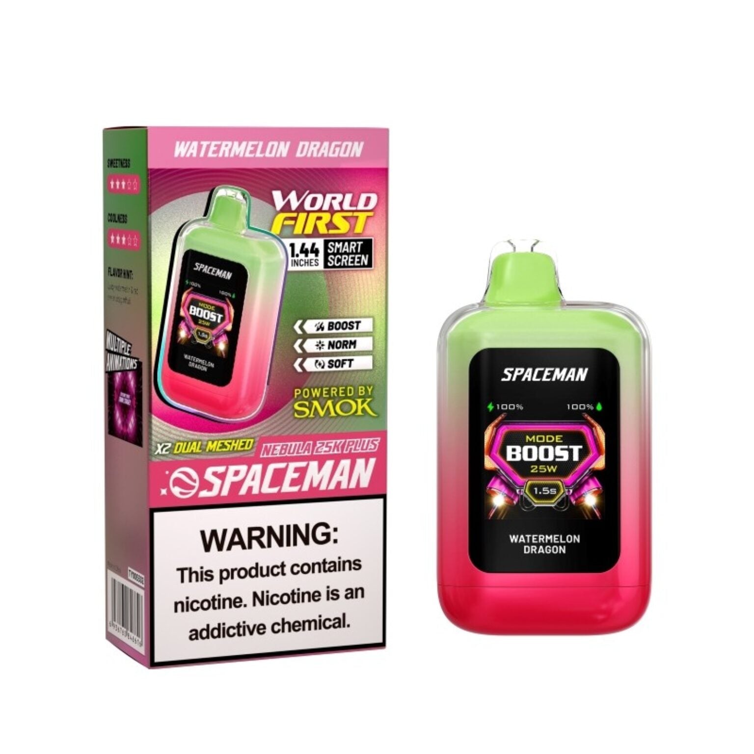 Spaceman Nebula 25K Plus Sleek Rechargeable LED Display Device