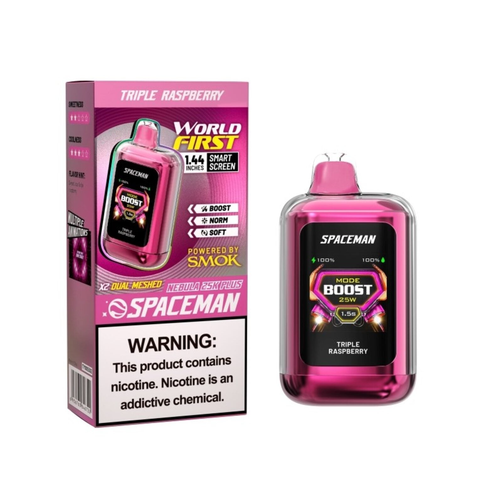 Spaceman Nebula 25K Plus Sleek Rechargeable LED Display Device