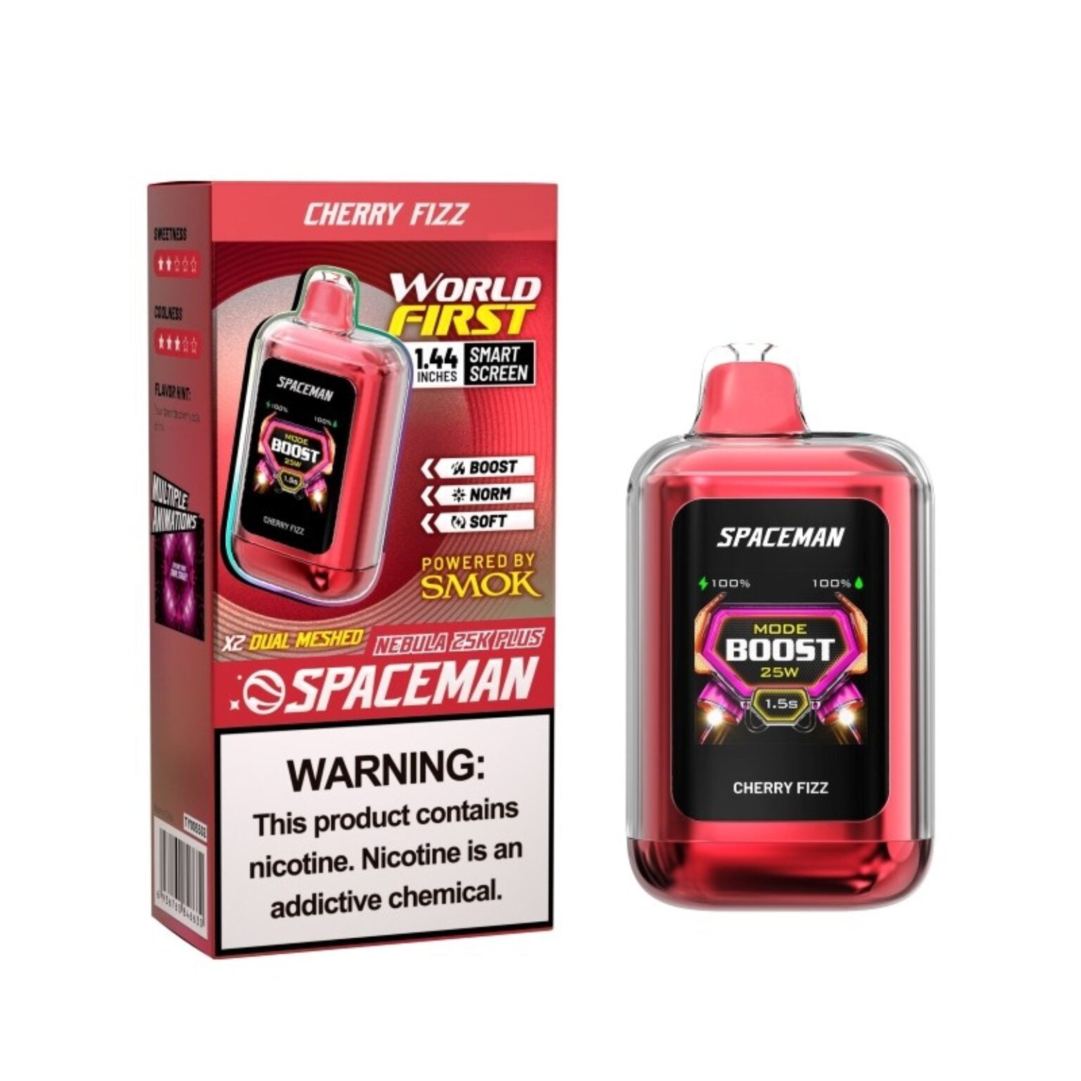 Spaceman Nebula 25K Plus Sleek Rechargeable LED Display Device