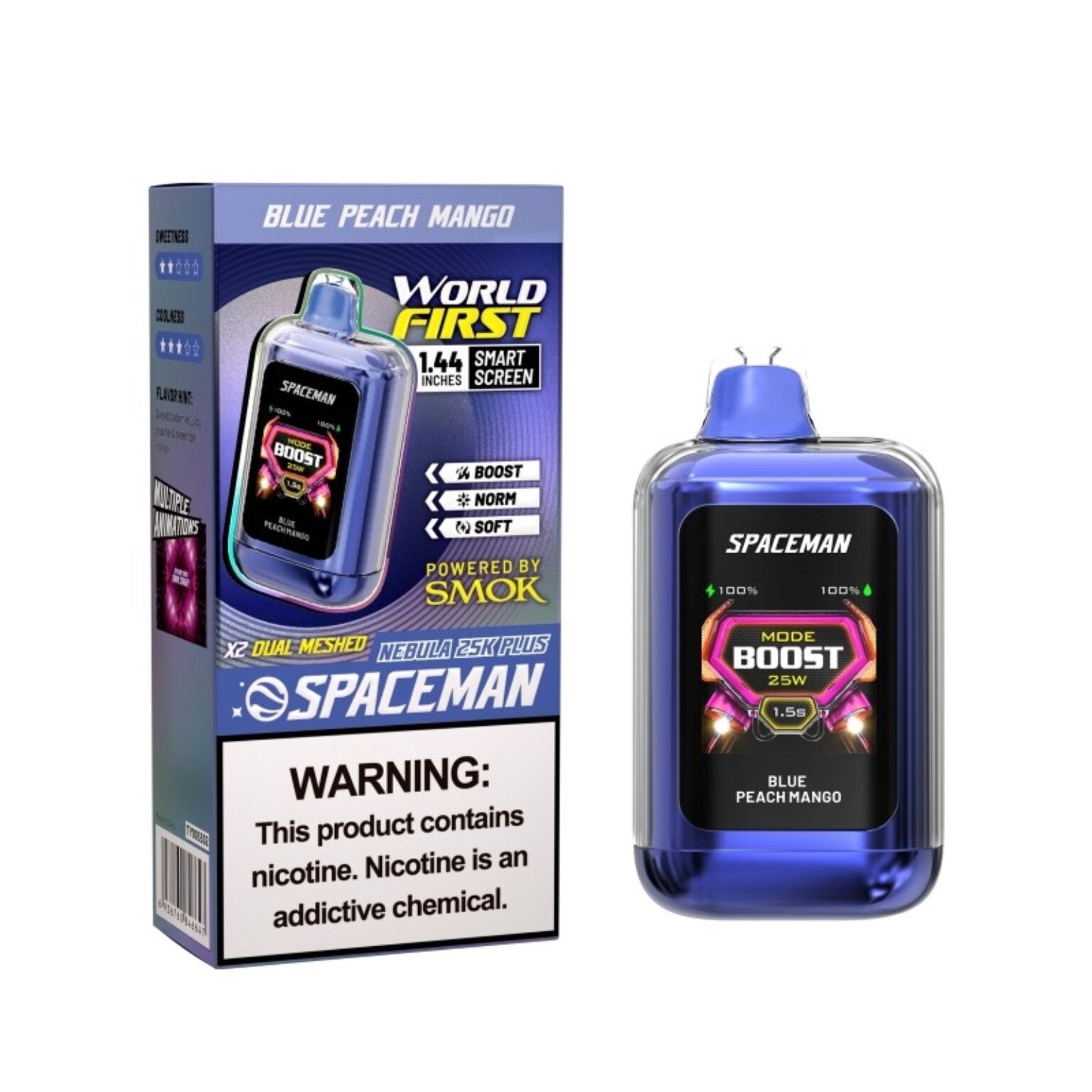 Spaceman Nebula 25K Plus Sleek Rechargeable LED Display Device