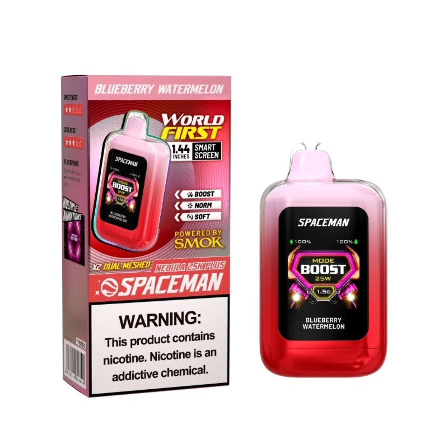 Spaceman Nebula 25K Plus Sleek Rechargeable LED Display Device
